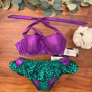 Little Mermaid Bikini Swim Set from Hot Topic